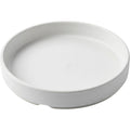 Ymxnd Ceramic Plant Pot Drainage Tray 6 in Matte White